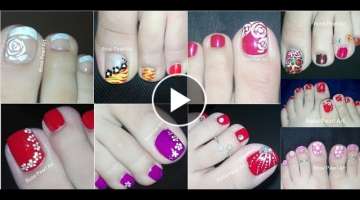 Pedicure Nail Art Compilation #2 Toe Nail Designs | Rose Pearl