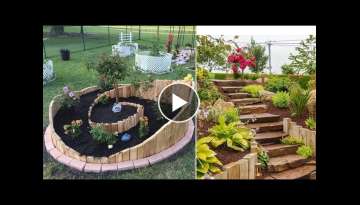 200 ideas of flower beds, shape, views, location in the garden, backyard...!